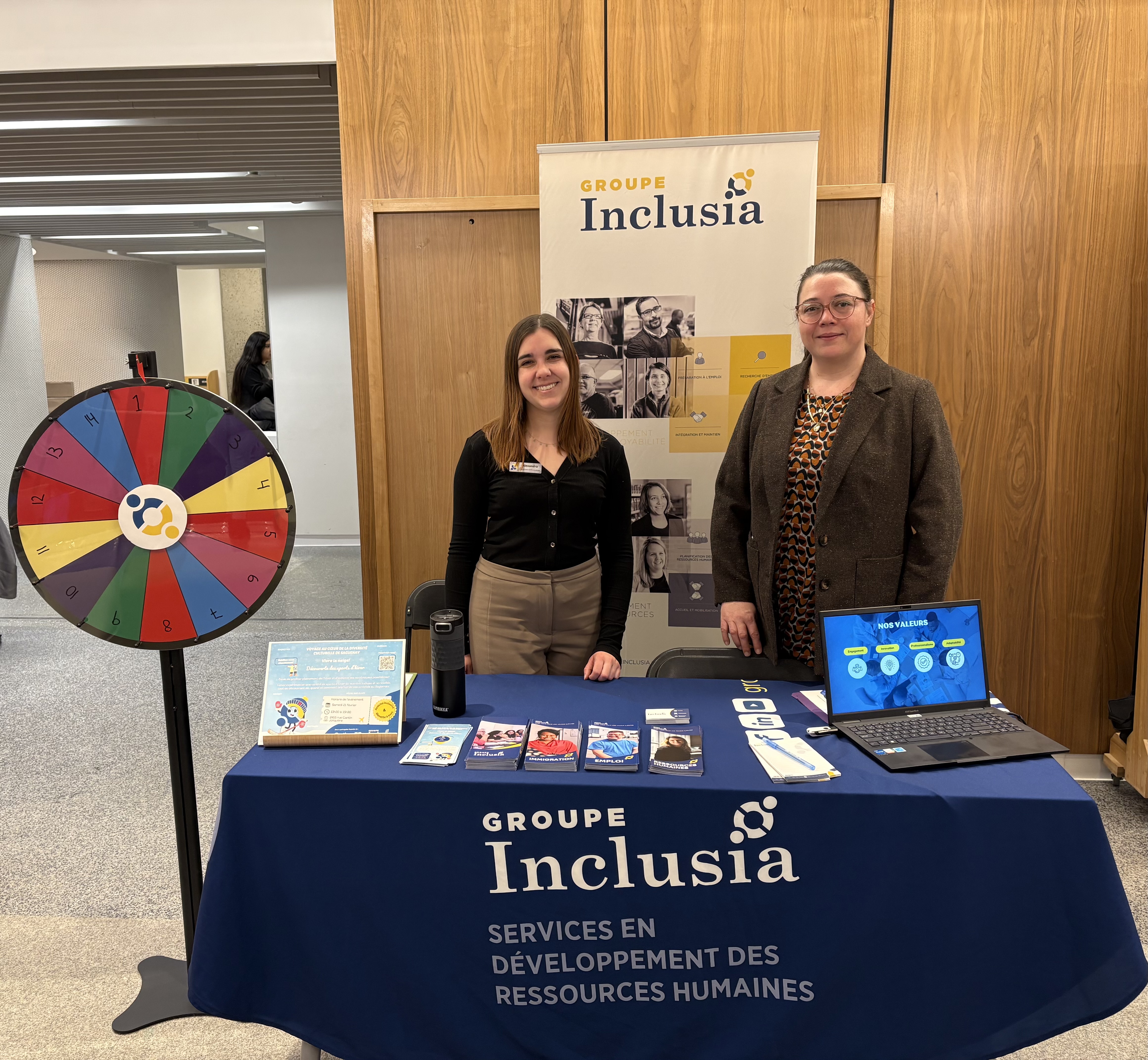 Participation au Salon de l’emploi de l'UQAC (2026) - Groupe Inclusia