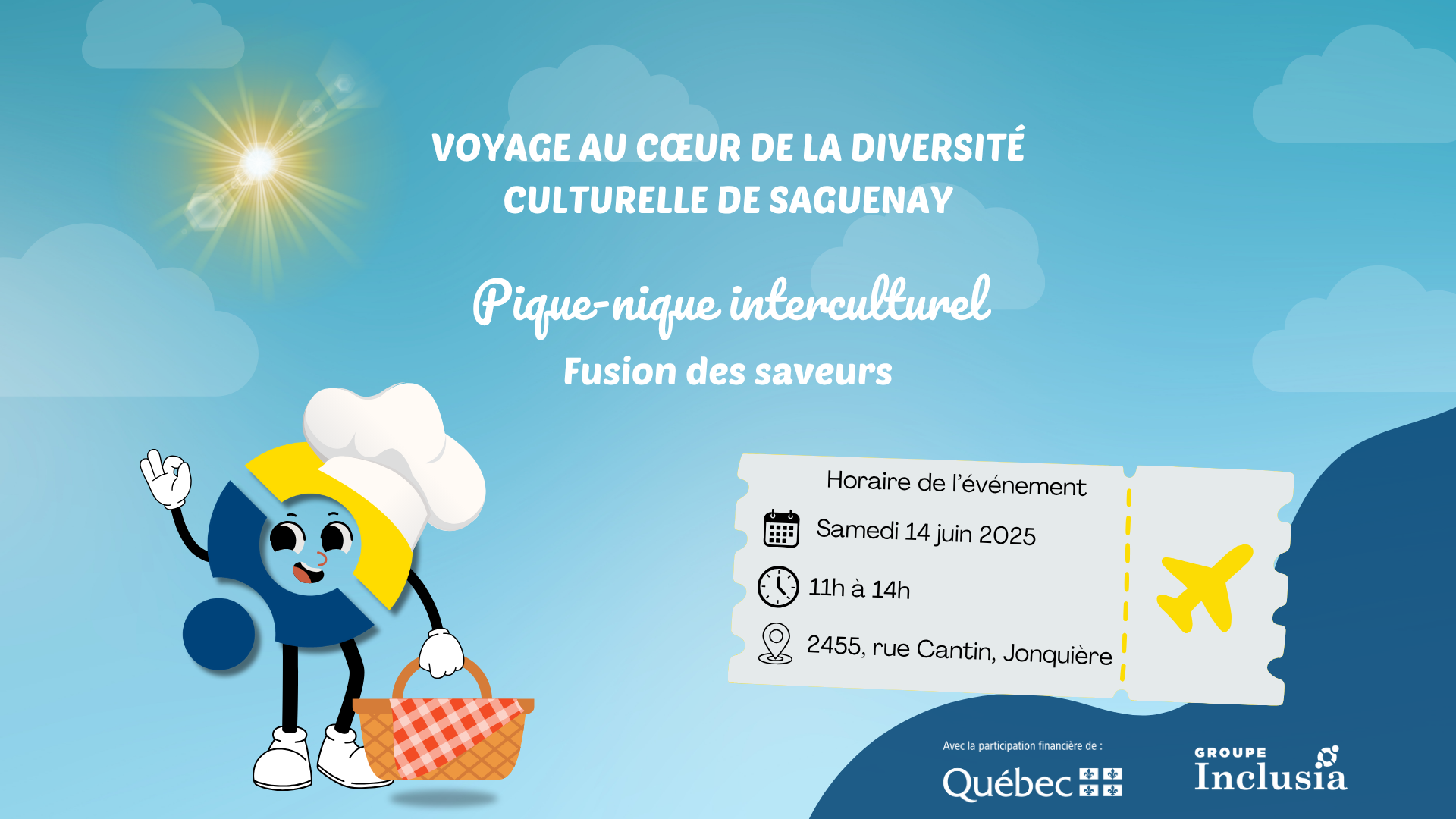 Fusion des saveurs (Pique-nique interculturel) - Groupe Inclusia